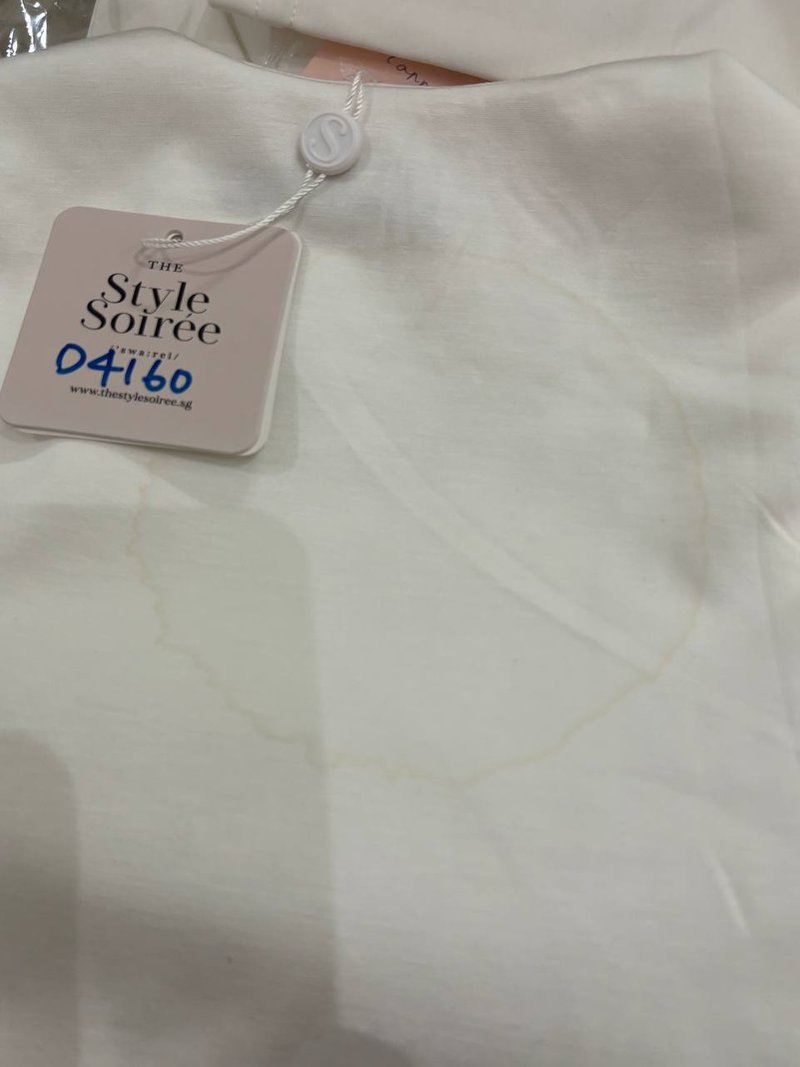 DEFECT | Bailey Cropped Bolero in White XXS