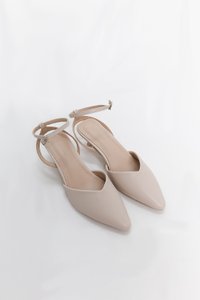 Payton Pointed Heels in Nude Payton Pointed Heels in Nude