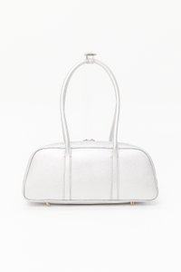 Beau Baguette Shoulder Bag in Silver