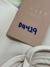 DEFECT | Brynn Bow Sleeveless Top in Light Pink in XS