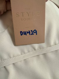 DEFECT | Brynn Bow Sleeveless Top in Light Pink in XS