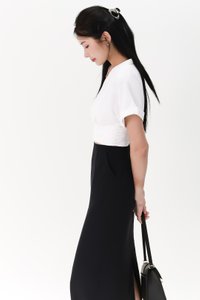 Sandy Sleeved Top in White Sandy Sleeved Top in White