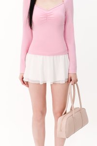 Beau Baguette Shoulder Bag in Blush Pink Beau Baguette Shoulder Bag in Blush Pink