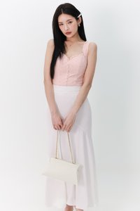 Melanie Mermaid Skirt in White Melanie Mermaid Skirt in White