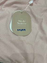 DEFECT | Remi Ribbon Trimming Tee in Light Pink in XS