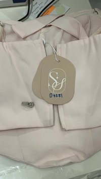 DEFECT | Caroline Co-ord Ribbon Top in Pastel Pink in M