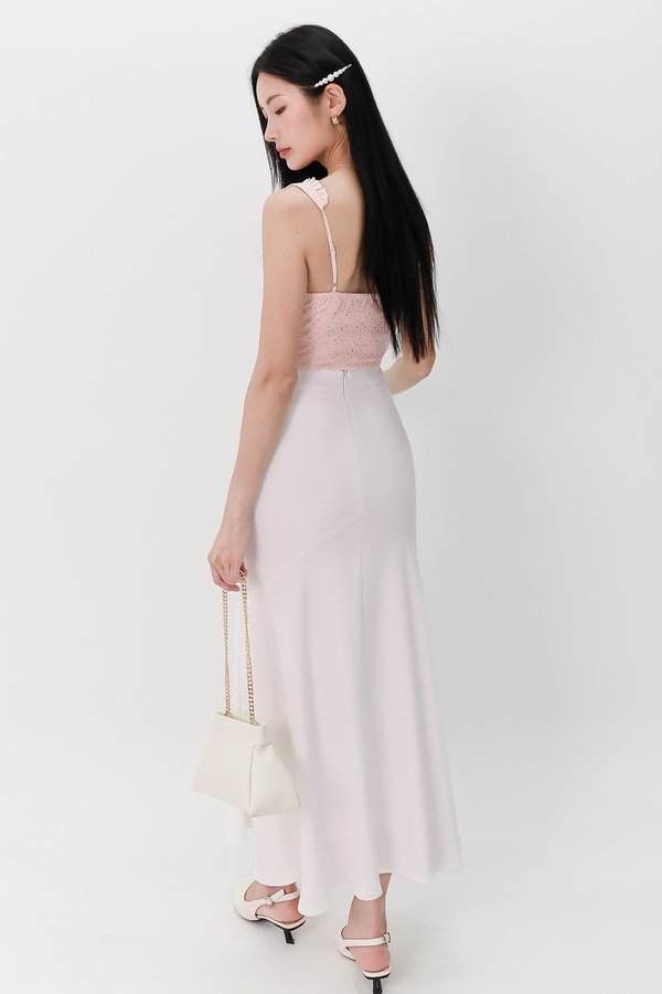 DEFECT | Melanie Mermaid Skirt in White in S