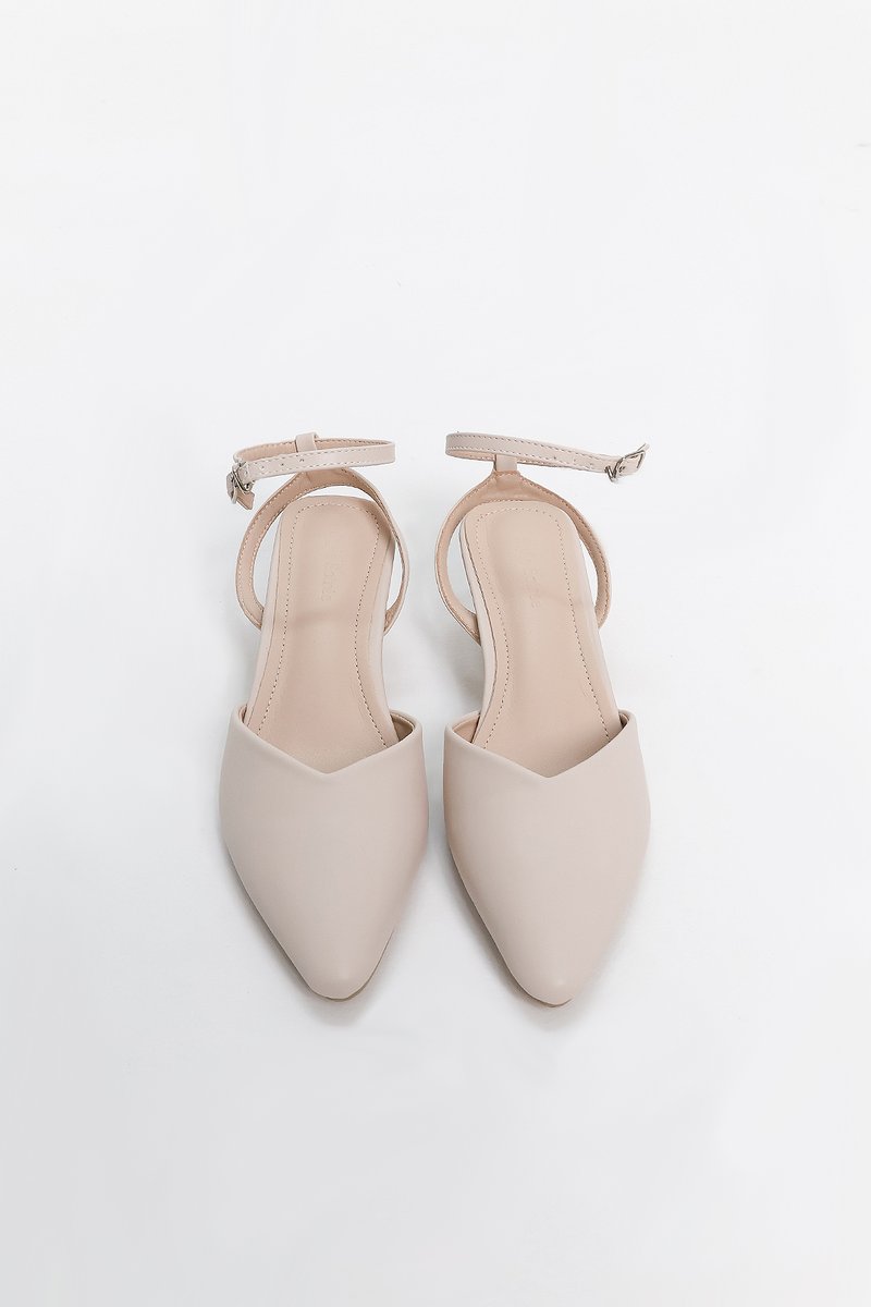 Payton Pointed Heels in Nude Payton Pointed Heels in Nude