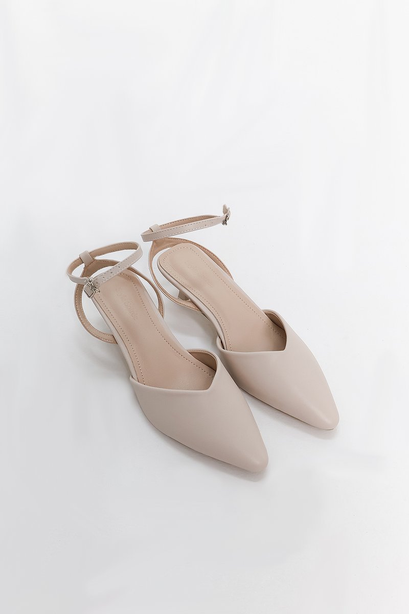 Payton Pointed Heels in Nude Payton Pointed Heels in Nude