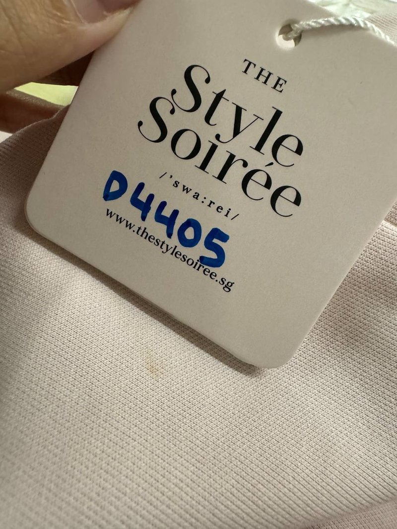 DEFECT | Reyla Ribbon Embroidered Hoodie in Light Pastel Pink in XS DEFECT | Reyla Ribbon Embroidered Hoodie in Light Pastel Pink in XS