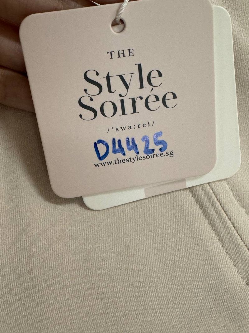 DEFECT | Bora Bustier Top in Light Nude in XL