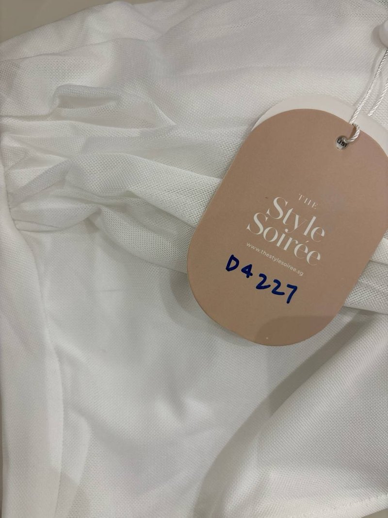 DEFECT | Marley Mesh Co-ord Tube Top in White L