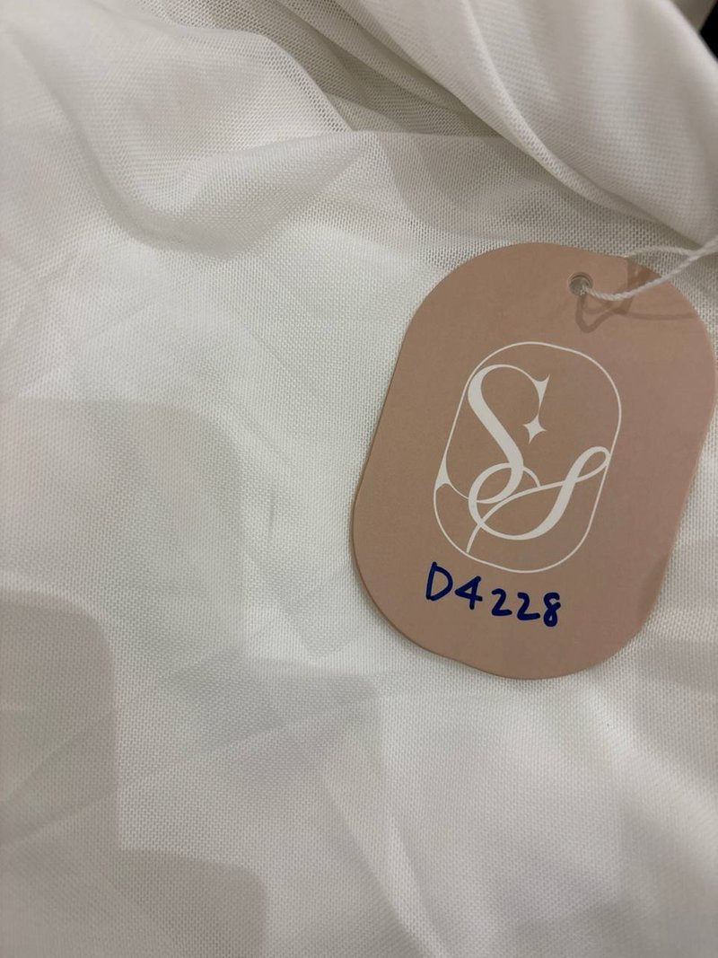 DEFECT | Merlene Mesh Dress in White XL DEFECT | Merlene Mesh Dress in White XL