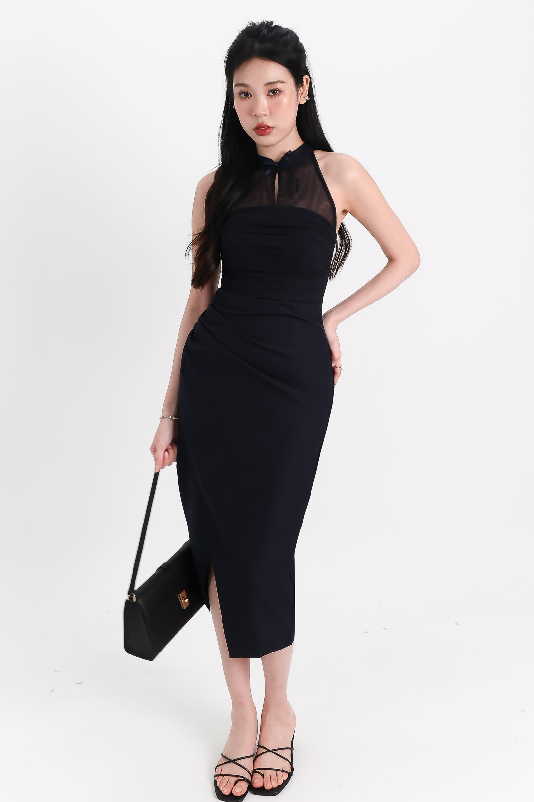 Maya Midnight Lace Detail Dress main image 1