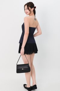 Scarlet Sweetheart Button Top in Midnight