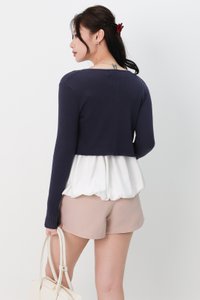 Kylie Knit Cardigan in Steel Blue Kylie Knit Cardigan in Steel Blue