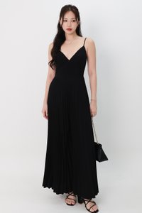 Paitlyn Pleated Jumpsuit in Black Paitlyn Pleated Jumpsuit in Black