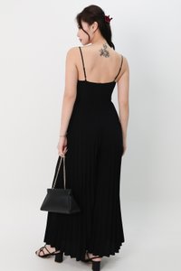 Paitlyn Pleated Jumpsuit in Black Paitlyn Pleated Jumpsuit in Black