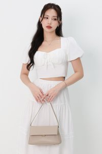 Charlotte Co-ord Set in White