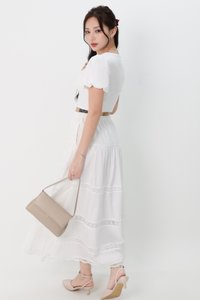 Charlotte Co-ord Set in White