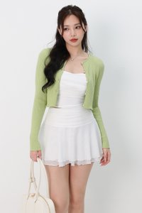 Kylie Knit Cardigan in Avo Green