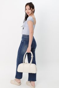 RESTOCKS 2 | Sierra Sleeve Bustier Top in Light Blue RESTOCKS 2 | Sierra Sleeve Bustier Top in Light Blue