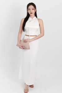 Mindie Mermaid Skirt in White ( Regular Length )