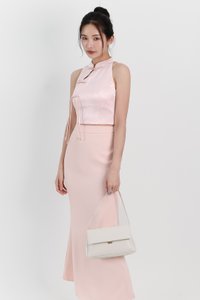 Cece Cheongsam Top in Pastel Pink Cece Cheongsam Top in Pastel Pink