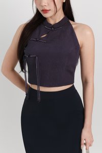 Cece Cheongsam Top in Moonstone Cece Cheongsam Top in Moonstone