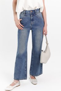 Dahlia Denim Jeans in Mid Wash ( Regular Length ) Dahlia Denim Jeans in Mid Wash ( Regular Length )