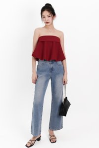 Dahlia Denim Jeans in Light Wash ( Regular Length ) Dahlia Denim Jeans in Light Wash ( Regular Length )