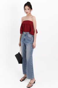 Dahlia Denim Jeans in Light Wash ( Regular Length ) Dahlia Denim Jeans in Light Wash ( Regular Length )