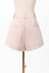 Colene Co-ord Flare Shorts in Champagne Blush