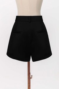 Colene Co-ord Flare Shorts in Black Colene Co-ord Flare Shorts in Black