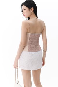Lydia Lace Camisole Top in Blush Lydia Lace Camisole Top in Blush