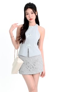 Cadence Co-ord Top in Seafoam Jade