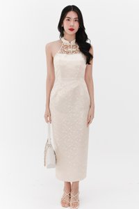 Cherise Cheongsam in Champagne Cherise Cheongsam in Champagne