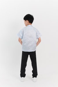 Boy Oriental Shirt in Light Blue Boy Oriental Shirt in Light Blue