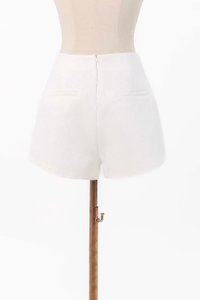 Tessia Tweed Co-ord Shorts in White Tessia Tweed Co-ord Shorts in White