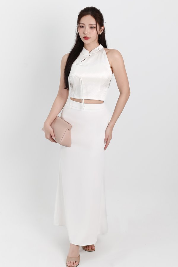 Mindie Mermaid Skirt in White ( Regular Length )