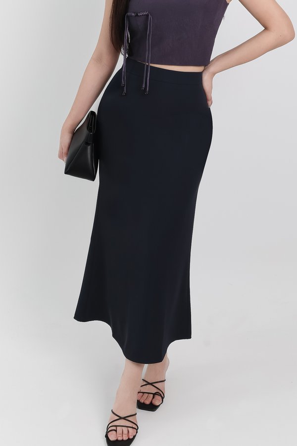 Mindie Mermaid Skirt in Midnight ( Petite Length )