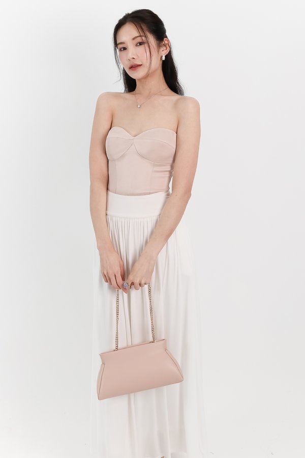 Stella Sweetheart Tube Top in Champagne Blush