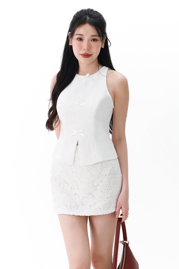 Cadence Co-ord Top in White