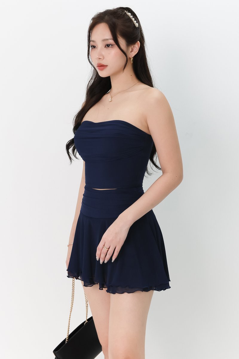 Marley Mesh Co-ord Set in Midnight V1