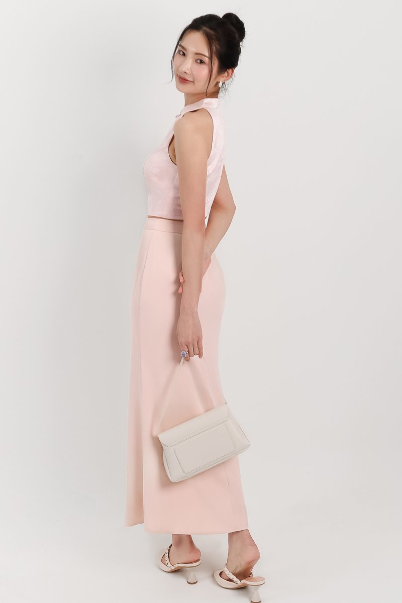 Mindie Mermaid Skirt in Light Pink ( Regular Length ) Mindie Mermaid Skirt in Light Pink ( Regular Length )