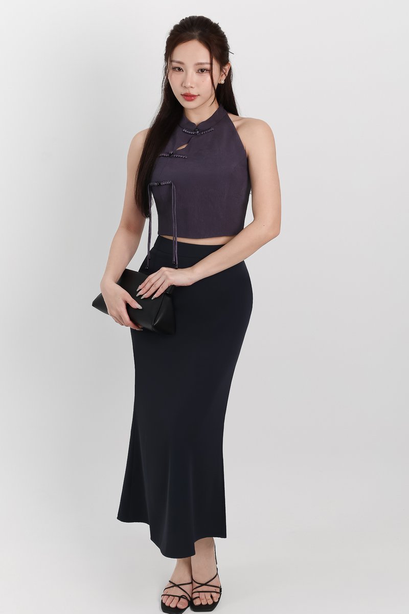 Mindie Mermaid Skirt in Midnight ( Petite Length ) Mindie Mermaid Skirt in Midnight ( Petite Length )