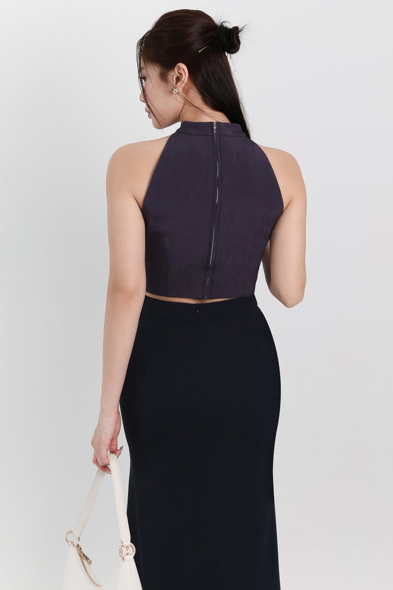 Cece Cheongsam Top in Moonstone Cece Cheongsam Top in Moonstone