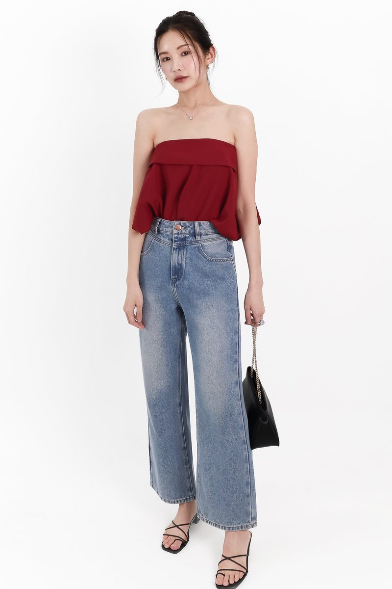 Dahlia Denim Jeans in Light Wash ( Regular Length ) Dahlia Denim Jeans in Light Wash ( Regular Length )