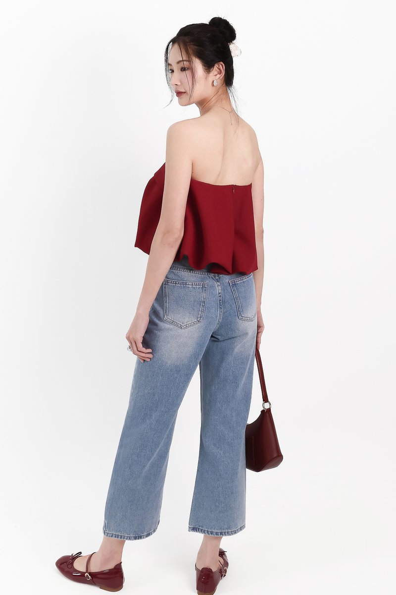 Dahlia Denim Jeans in Light Wash ( Petite Length )