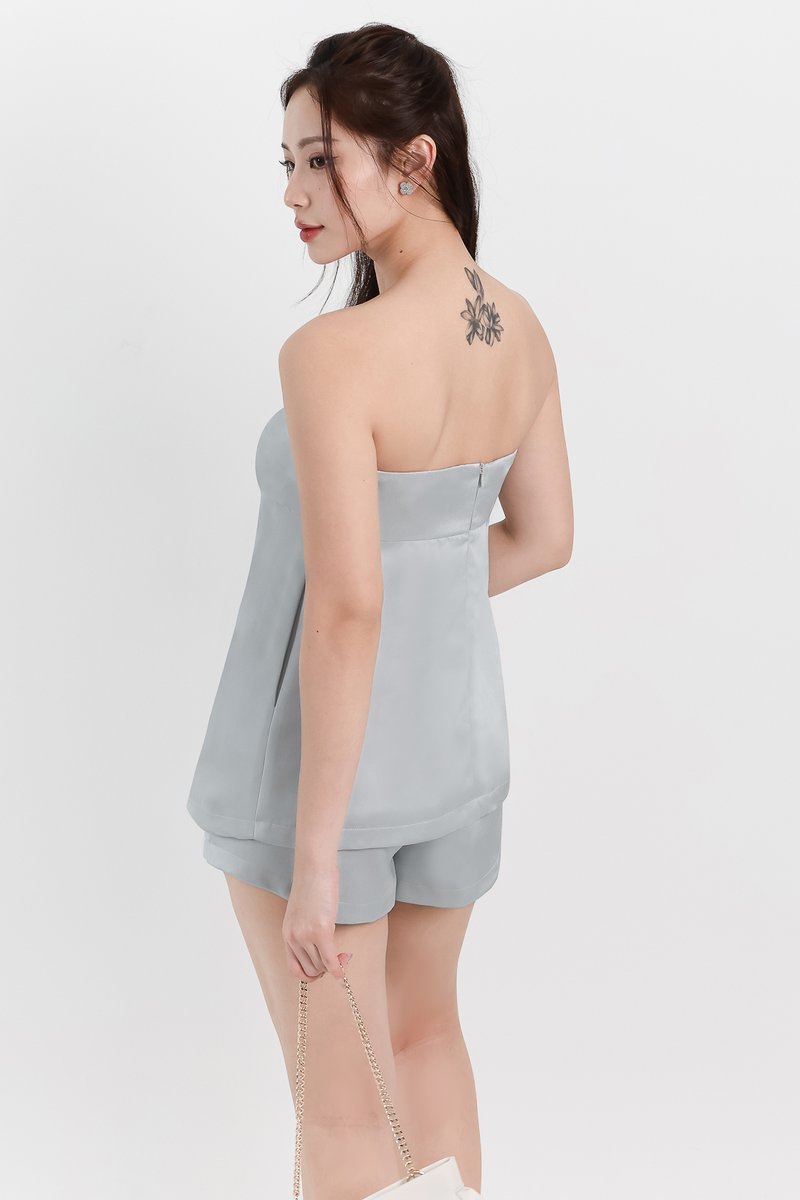 Colene Co-ord Set in Teal Blue Colene Co-ord Set in Teal Blue